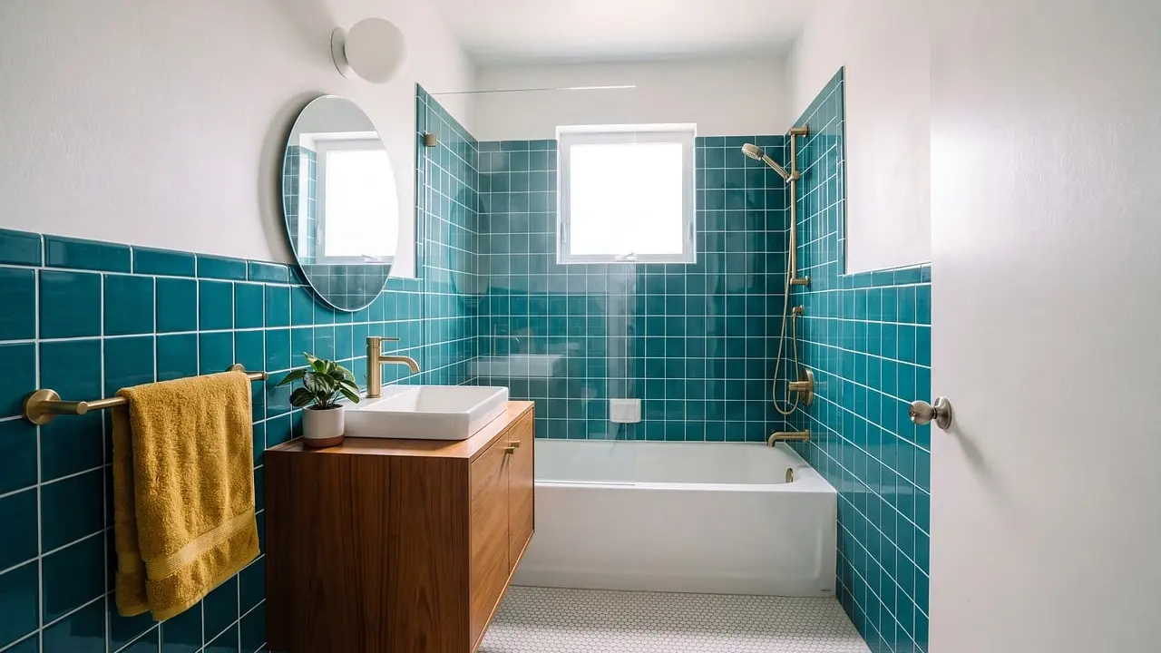 A renovated home interior with fresh finishes, reflecting the home improvement topics on the site