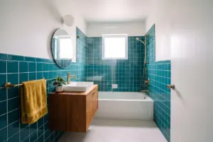 A renovated home interior with fresh finishes, reflecting the home improvement topics on the site