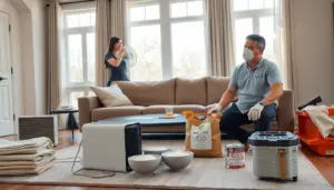 how to get smoke smell out of house
