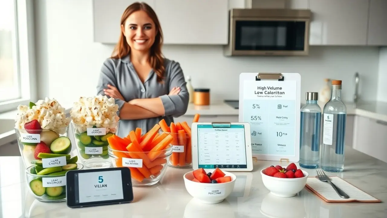 high volume low calorie snacks
