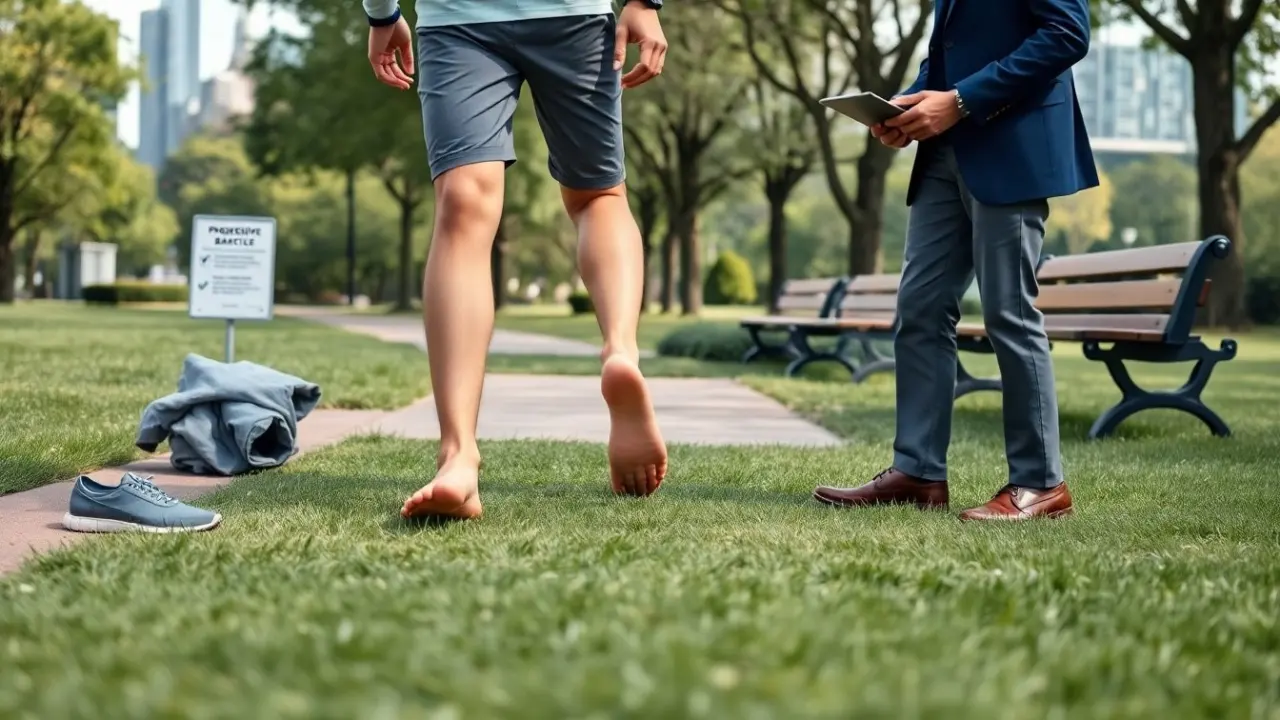 benefits of walking barefoot