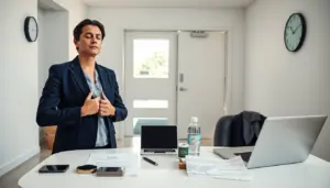 how to calm down before an interview